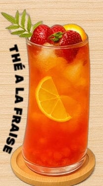 T4. THÉ AUX FRUITS A LA FRAISE ICHIBAN SUSHI EXPRESS