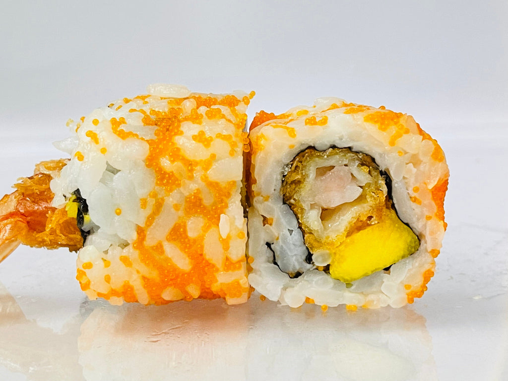 Ref: C12 CALIFORNIA TEMPURA CREVETTE À LA MANGUE ICHIBAN SUSHI EXPRESS 